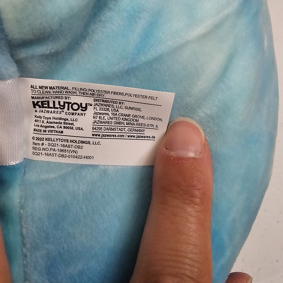 Squismallows Blue and White Dragon Keith Plush Toy - Picture 11 of 14